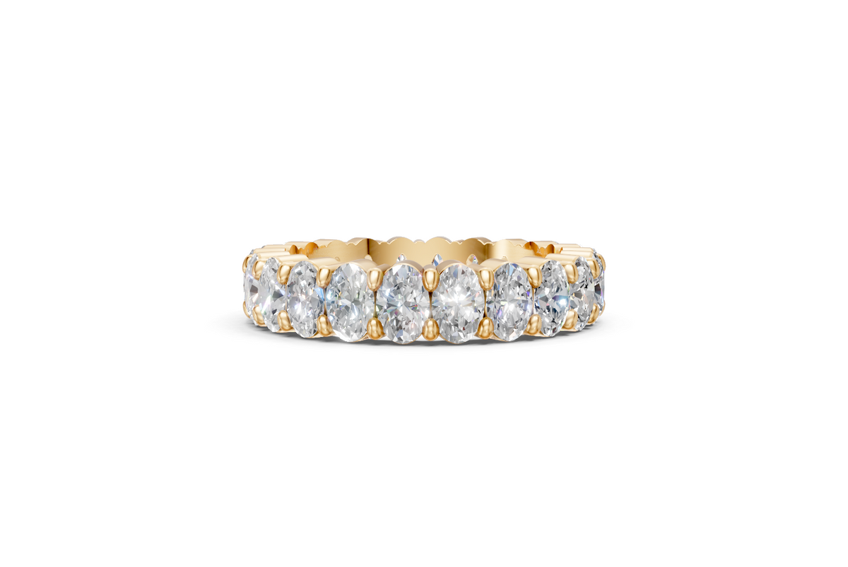 Oval-Cut Diamond Eternity Ring