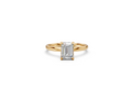 Emerald-Cut Solitaire Ring