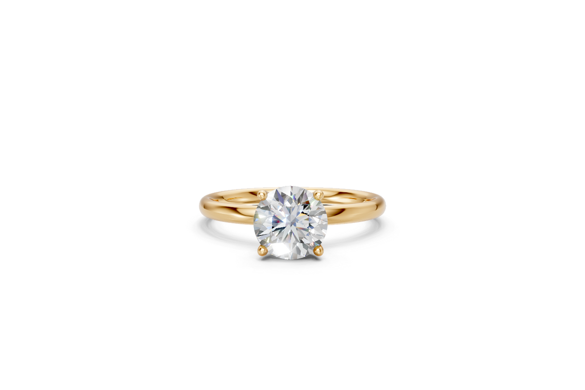 Round-Cut Solitaire Ring