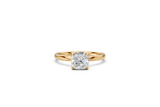 Cushion-Cut Solitaire Ring