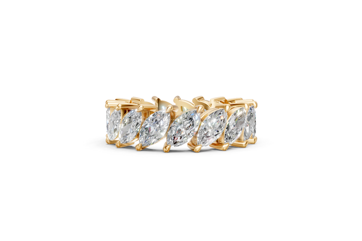 Marquise-Cut Diamond Eternity Ring