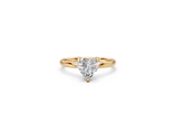 Heart-Cut Solitaire Ring