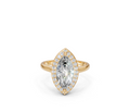 Marquise Halo Diamond Ring