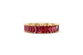 Emerald-Cut Ruby Eternity Ring