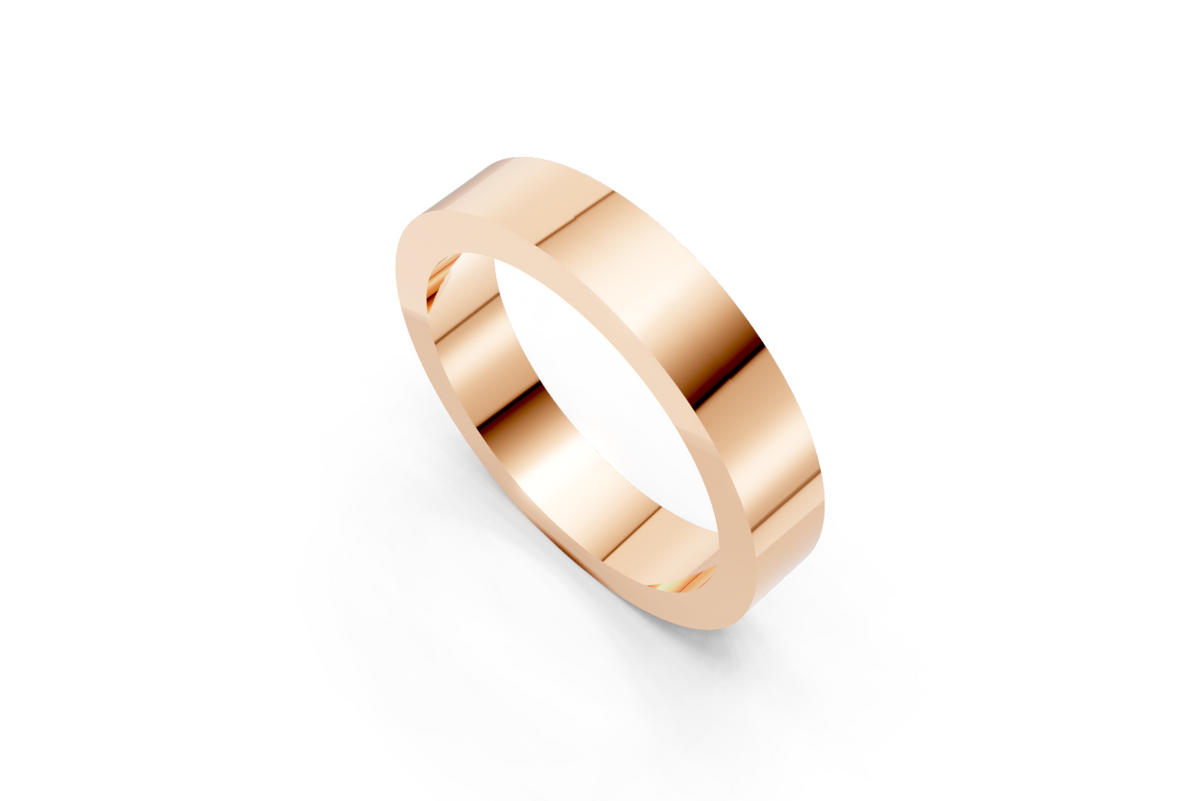 Men’s Classic Flat Wedding Band