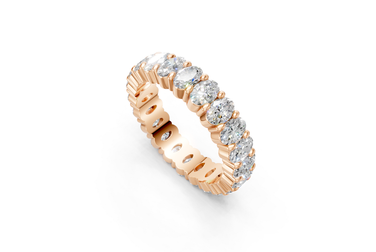 Oval-Cut Diamond Eternity Ring