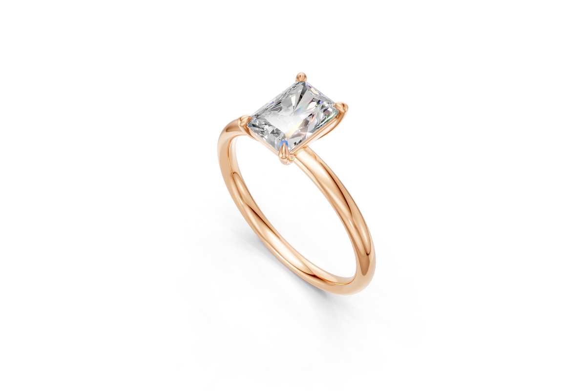 Radiant-Cut Solitaire Ring