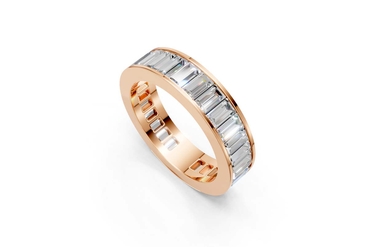 Channel-Set Baguette Diamond Eternity Ring