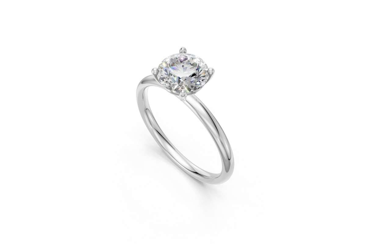 Round-Cut Solitaire Ring
