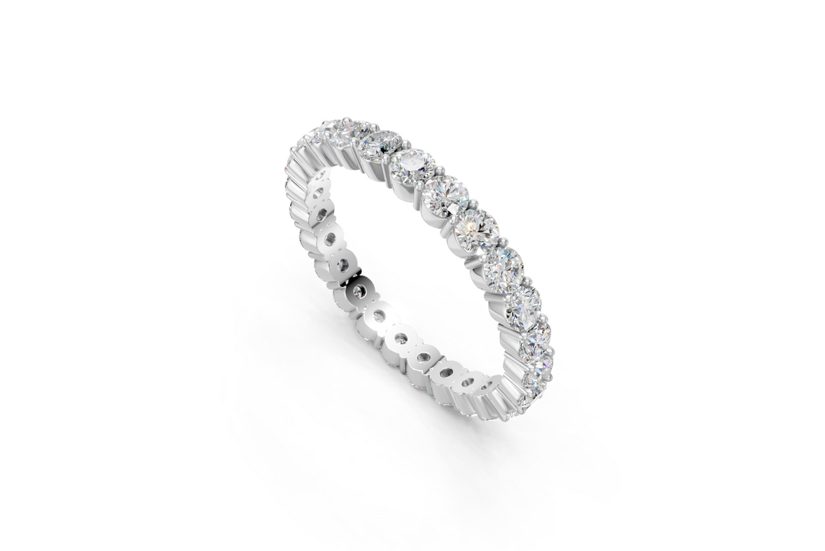 Round Diamond Eternity Ring