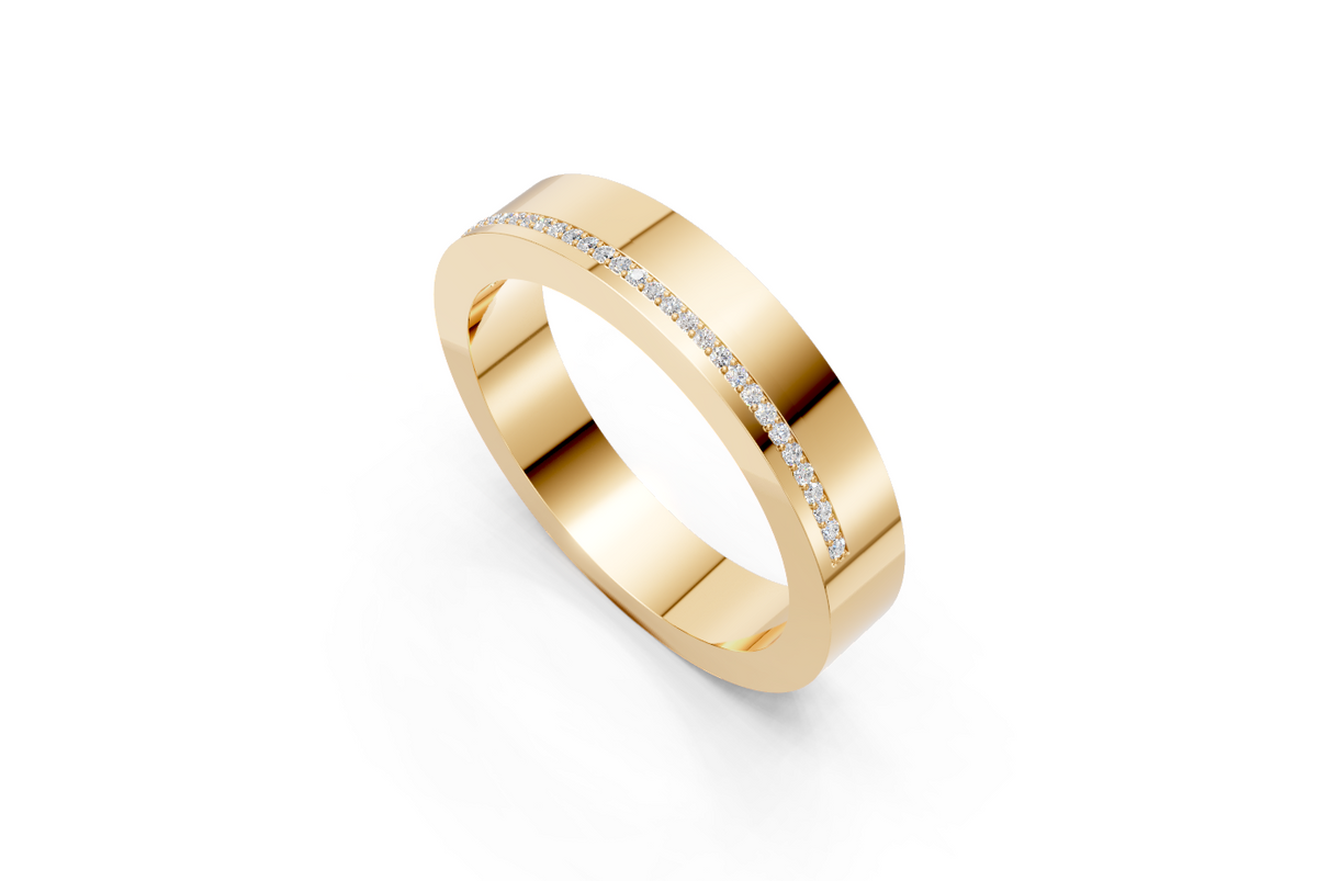Men’s Diamond-Set Wedding Band