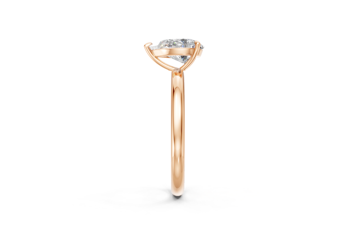 Pear-Cut Solitaire Ring