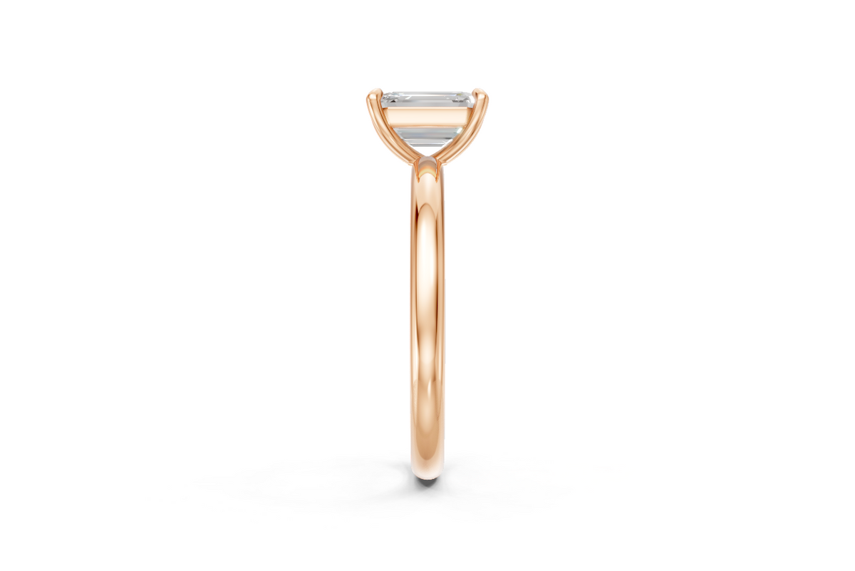 Emerald-Cut Solitaire Ring