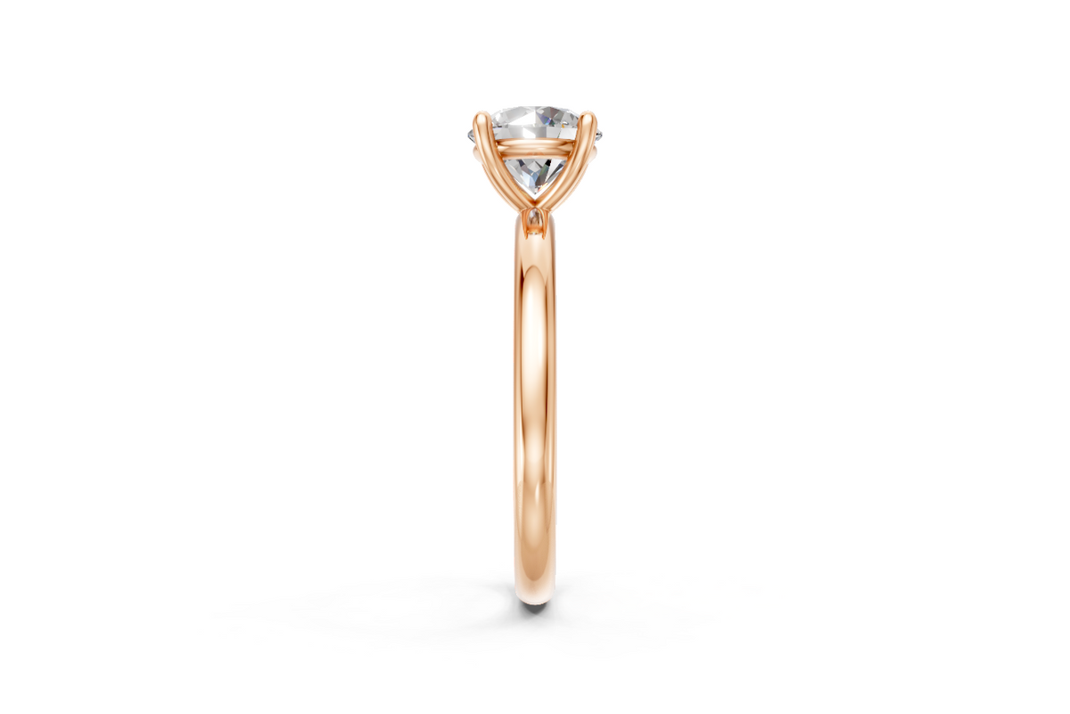 Round-Cut Solitaire Ring