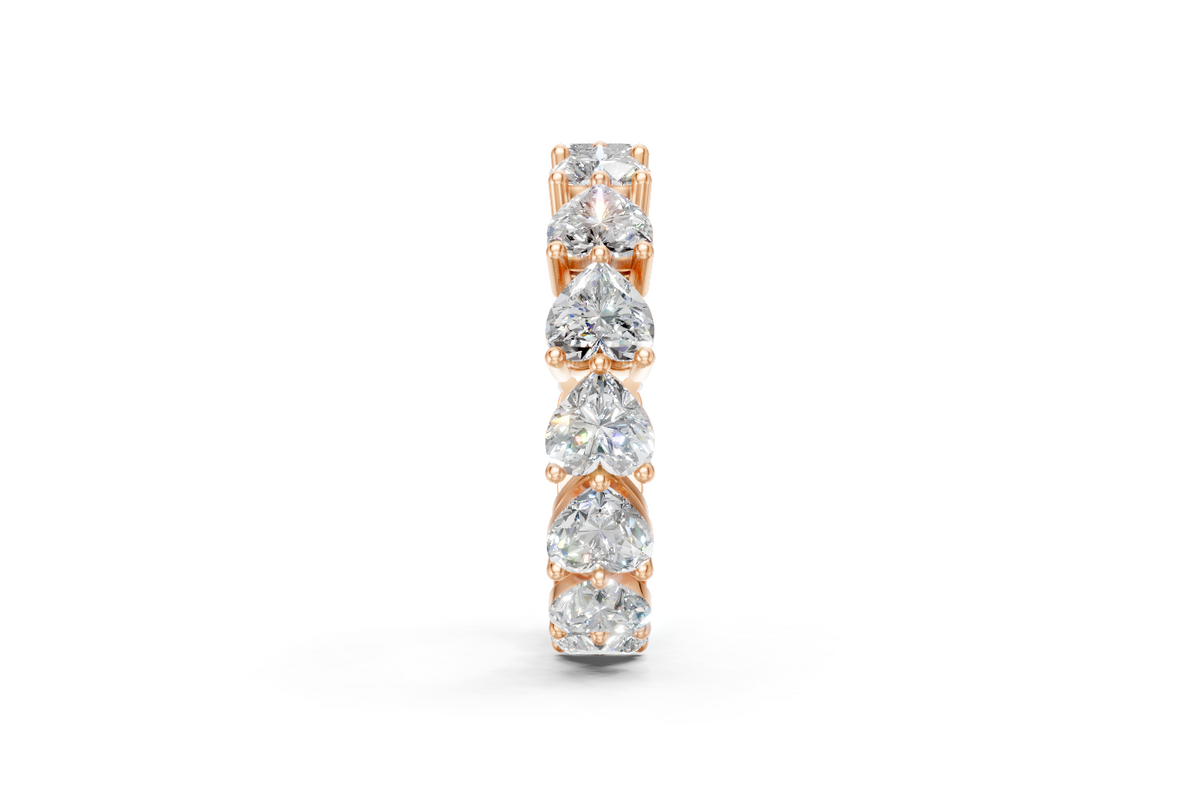 Heart-Shaped Diamond Eternity Ring