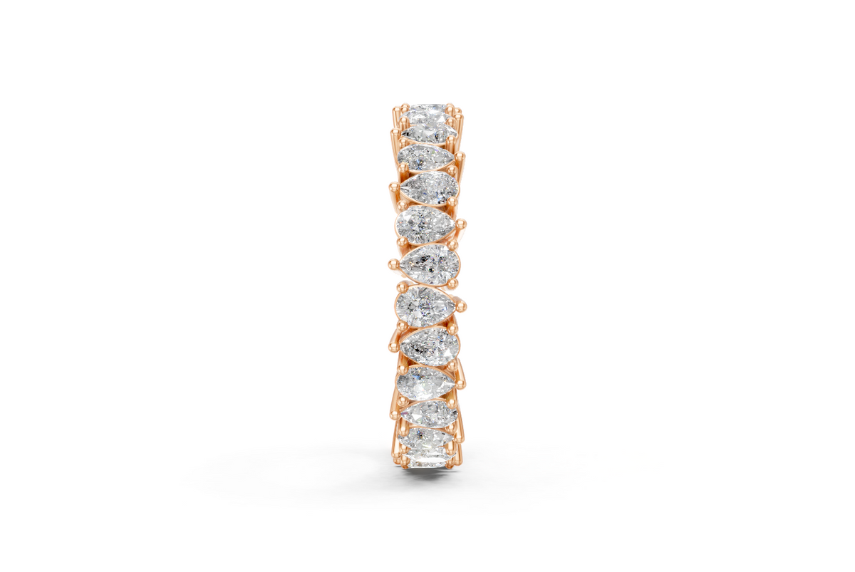 Pear-Cut Diamond Eternity Ring