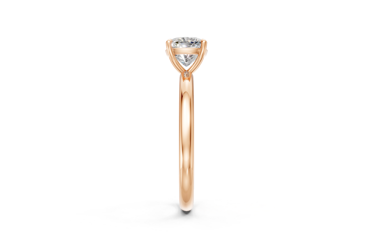 Cushion-Cut Solitaire Ring