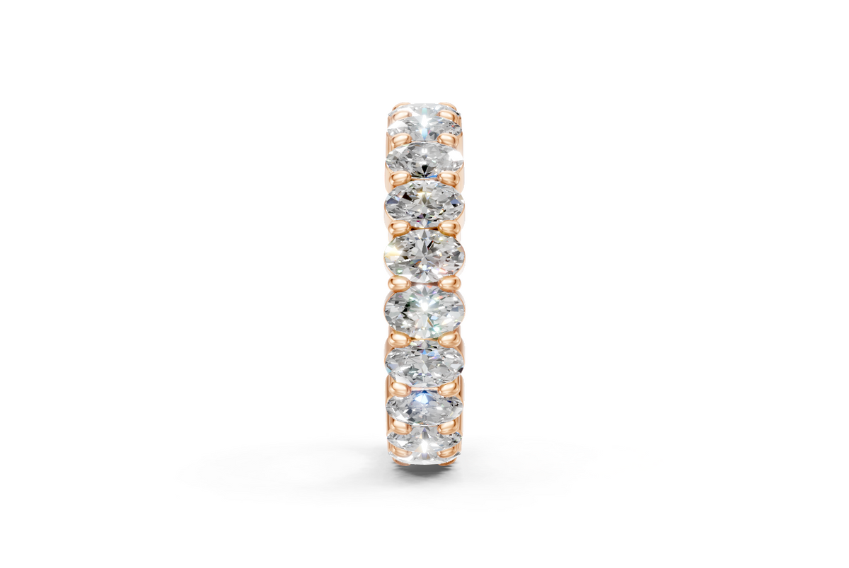 Oval-Cut Diamond Eternity Ring