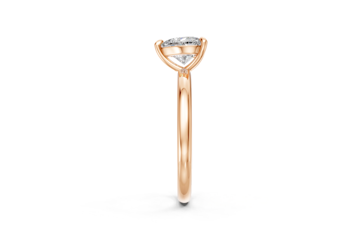 Heart-Cut Solitaire Ring