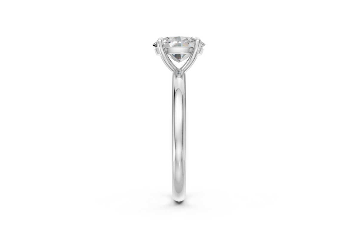 Oval-Cut Solitaire Ring