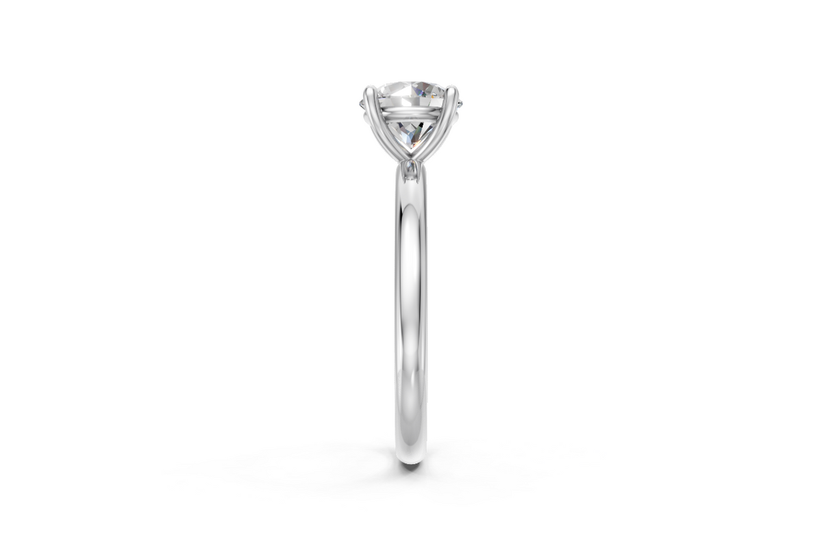 Round-Cut Solitaire Ring