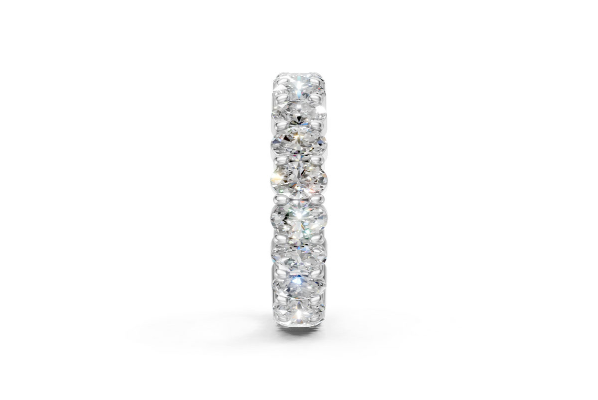 Oval-Cut Diamond Eternity Ring