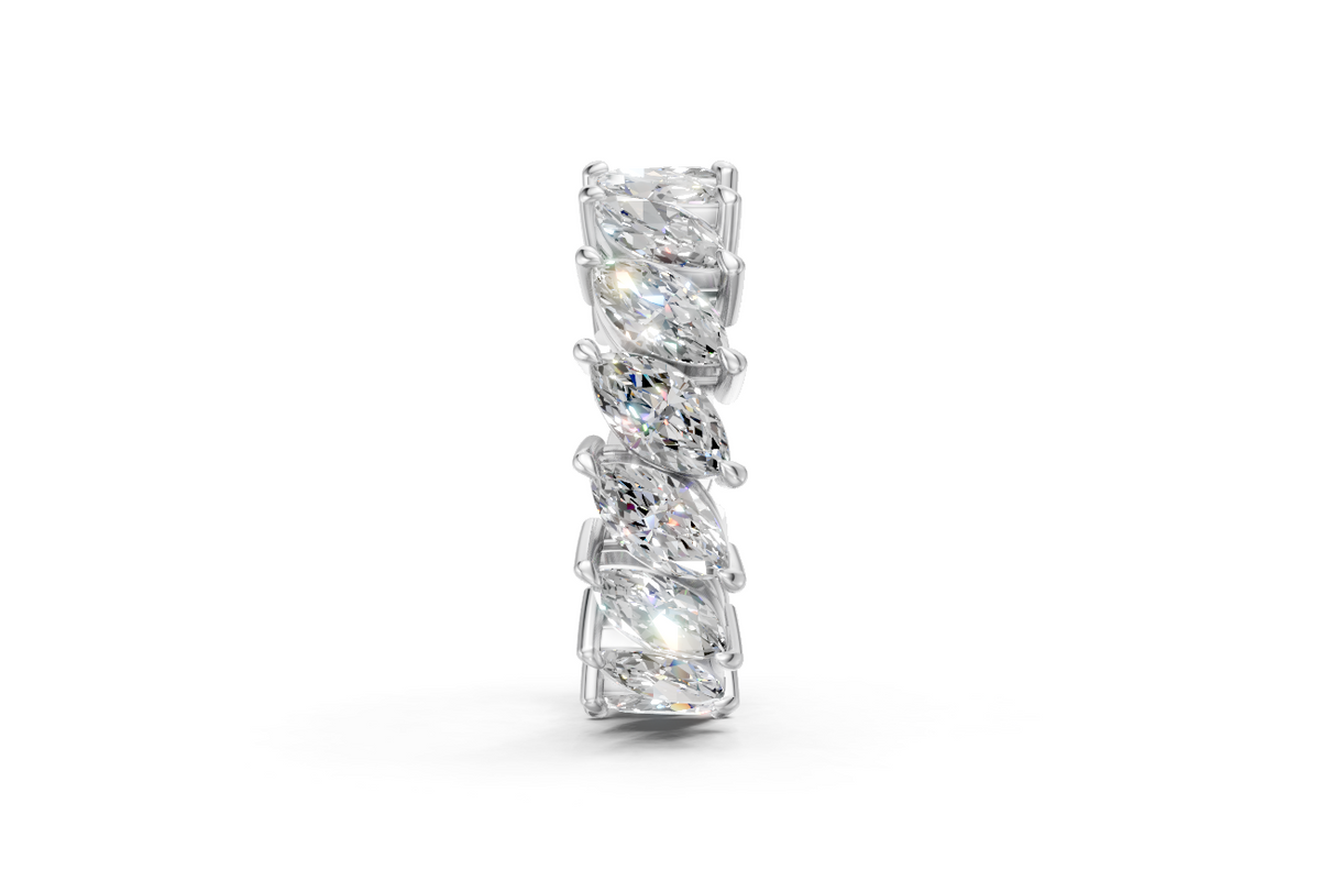 Marquise-Cut Diamond Eternity Ring
