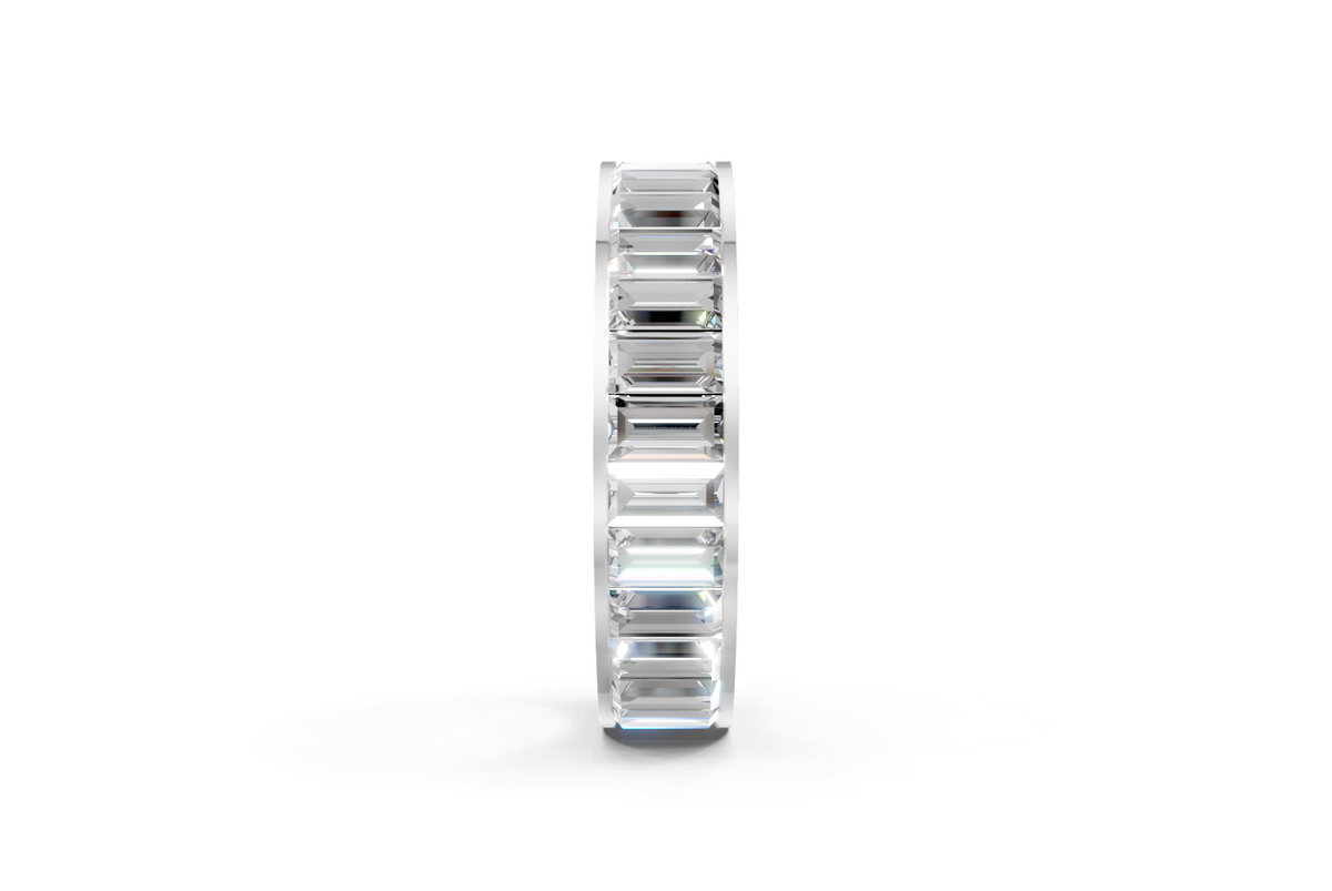 Channel-Set Baguette Diamond Eternity Ring