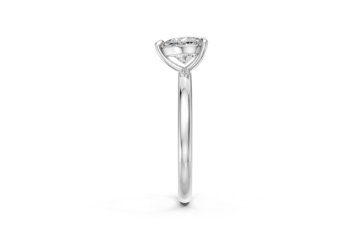 Heart-Cut Solitaire Ring