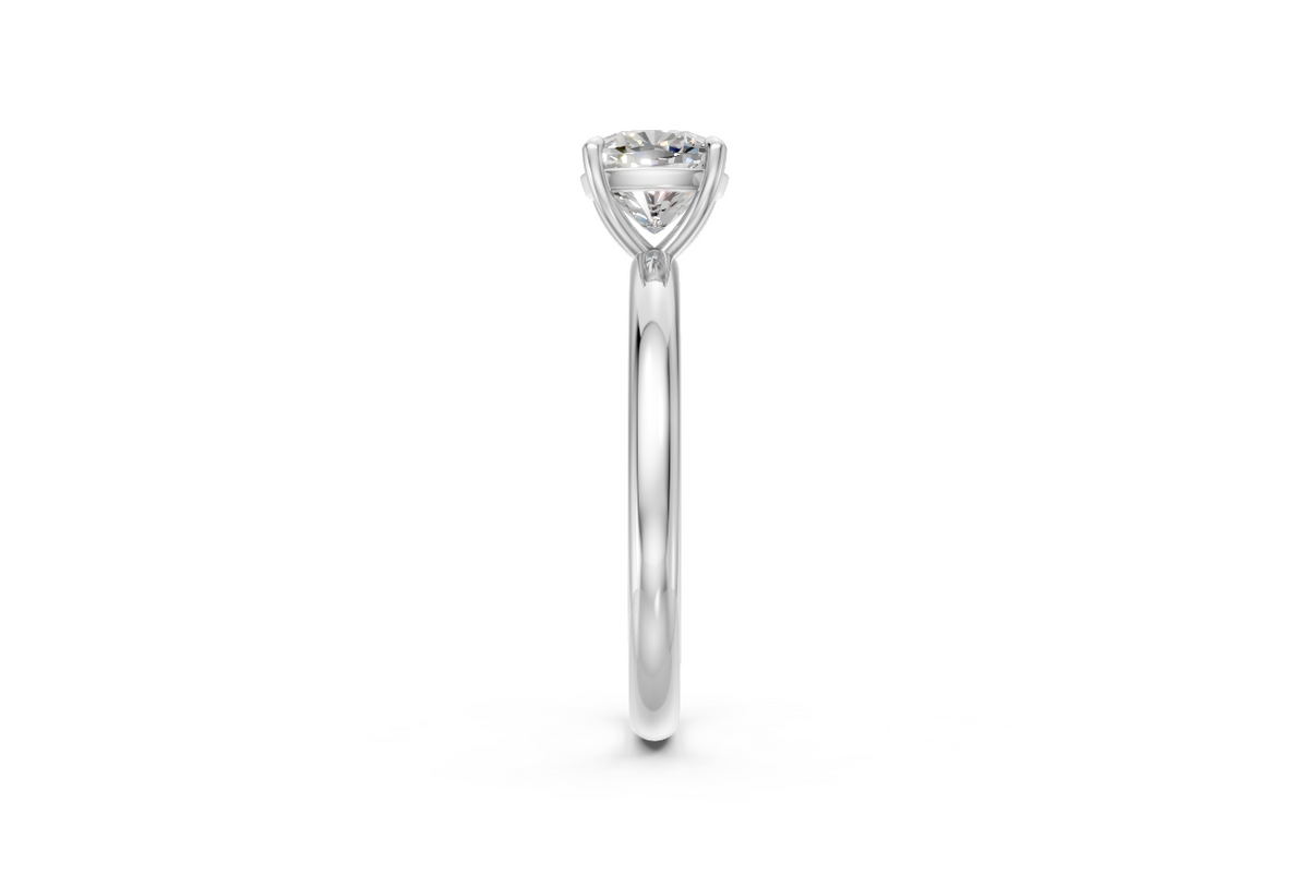 Cushion-Cut Solitaire Ring