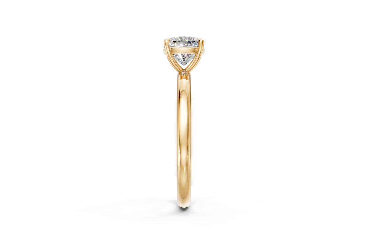 Cushion-Cut Solitaire Ring