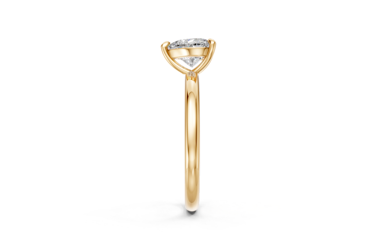 Heart-Cut Solitaire Ring