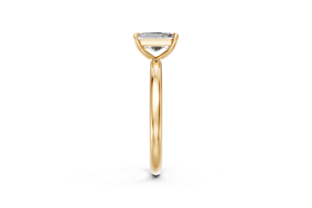 Radiant-Cut Solitaire Ring