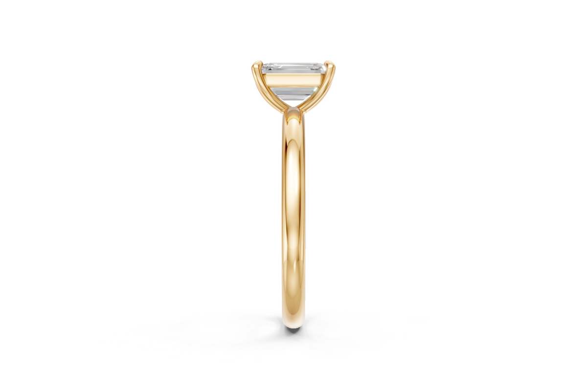 Emerald-Cut Solitaire Ring