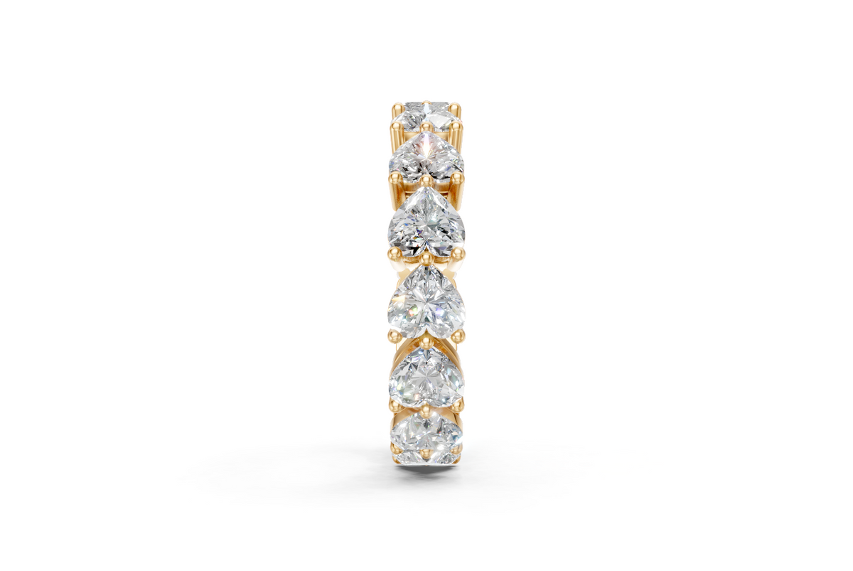 Heart-Shaped Diamond Eternity Ring