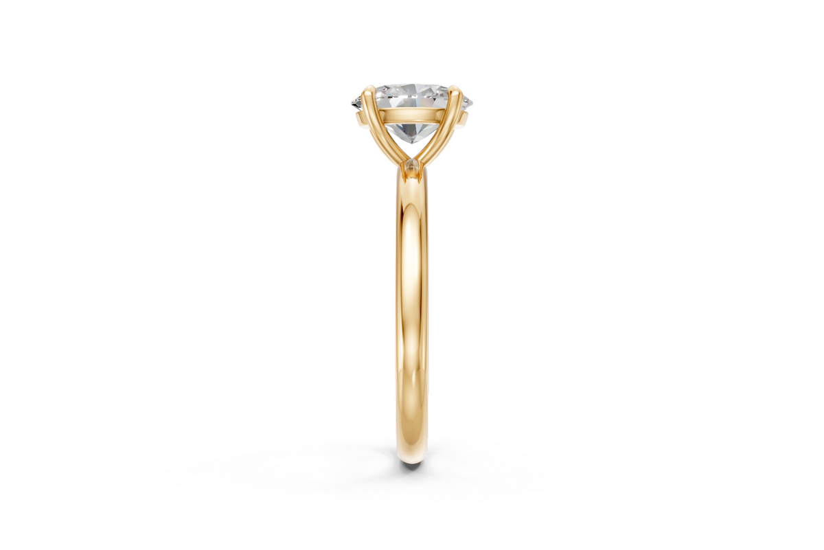 Oval-Cut Solitaire Ring