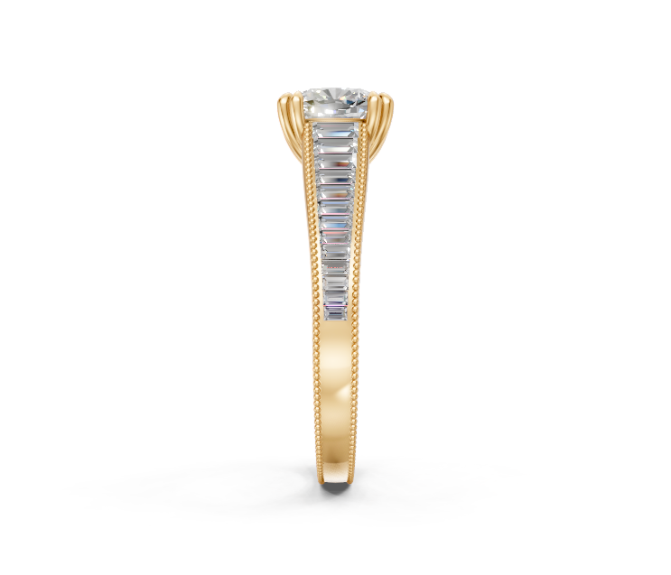 Cushion-Cut Diamond Vintage Ring