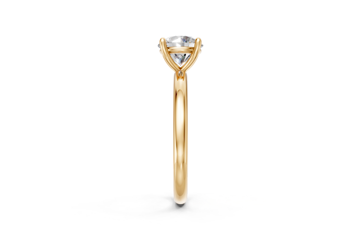 Round-Cut Solitaire Ring