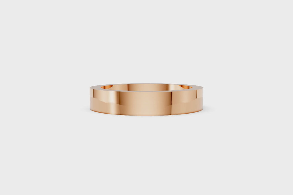 Men’s Classic Flat Wedding Band