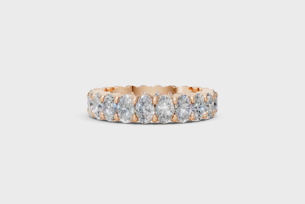 Oval-Cut Diamond Eternity Ring