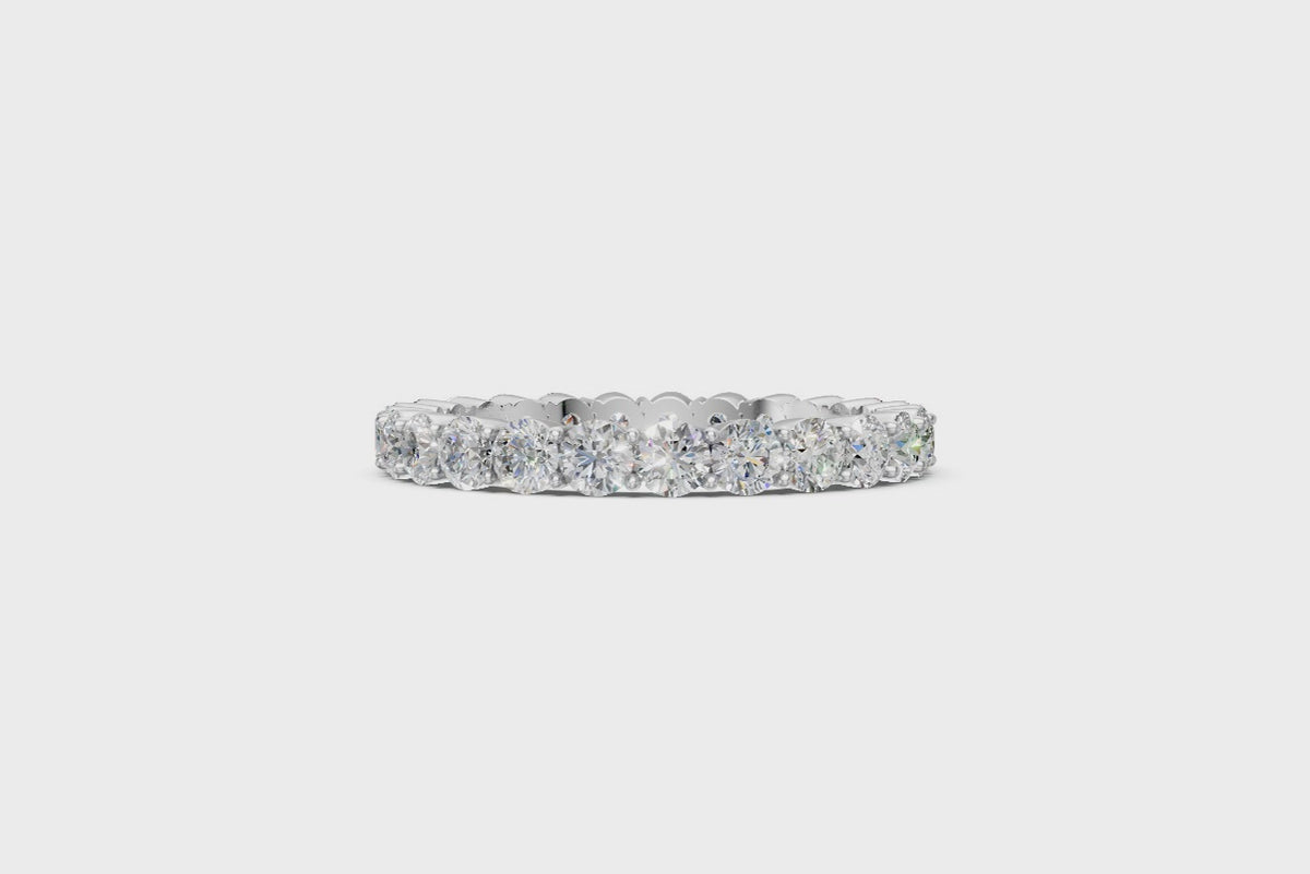 Round Diamond Eternity Ring