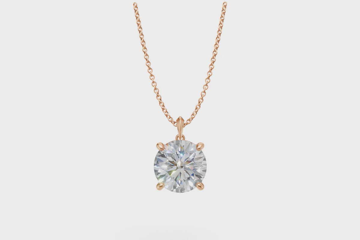 Round Diamond Pendant