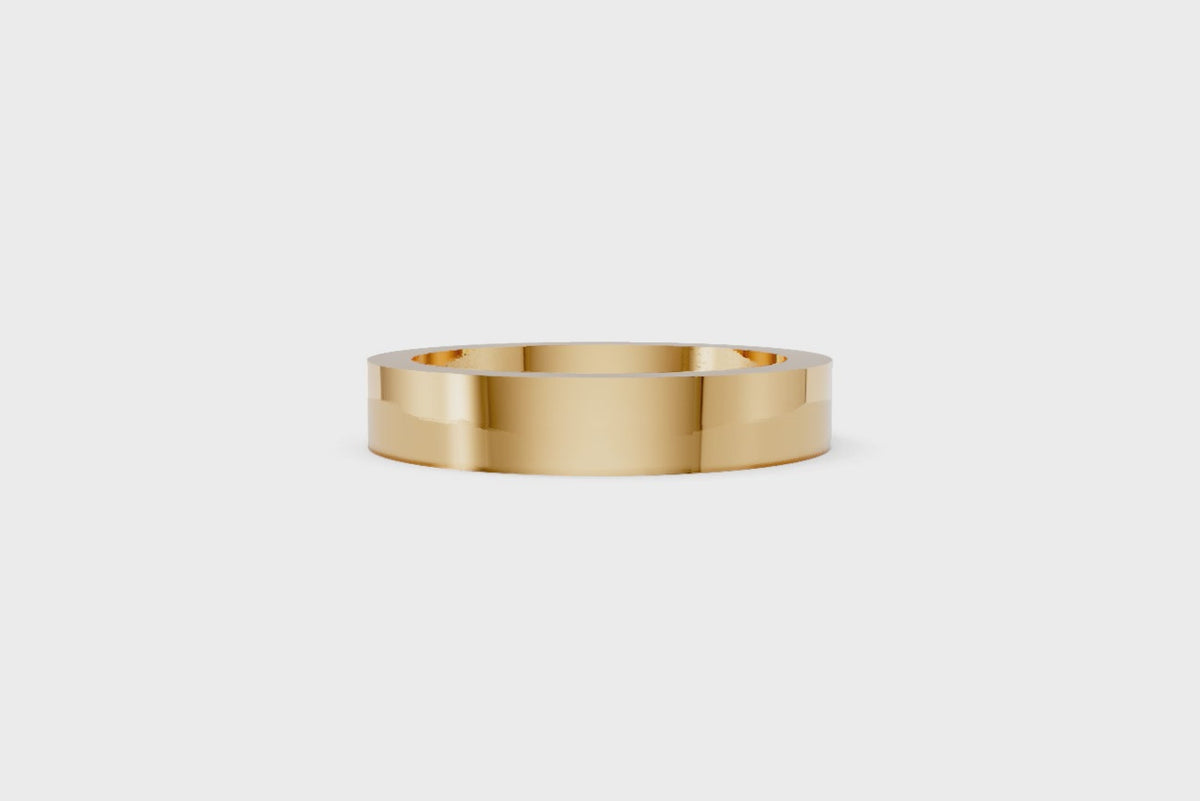 Men’s Classic Flat Wedding Band