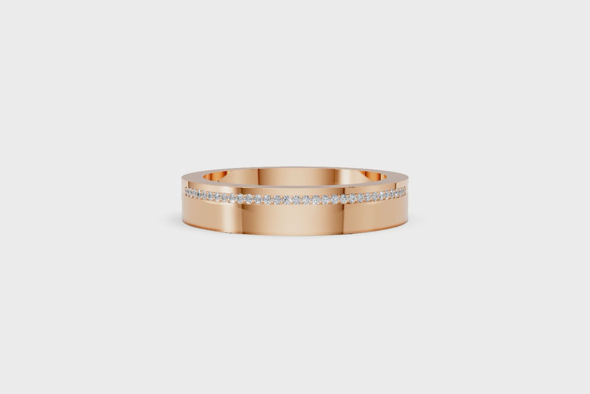 Men’s Diamond-Set Wedding Band