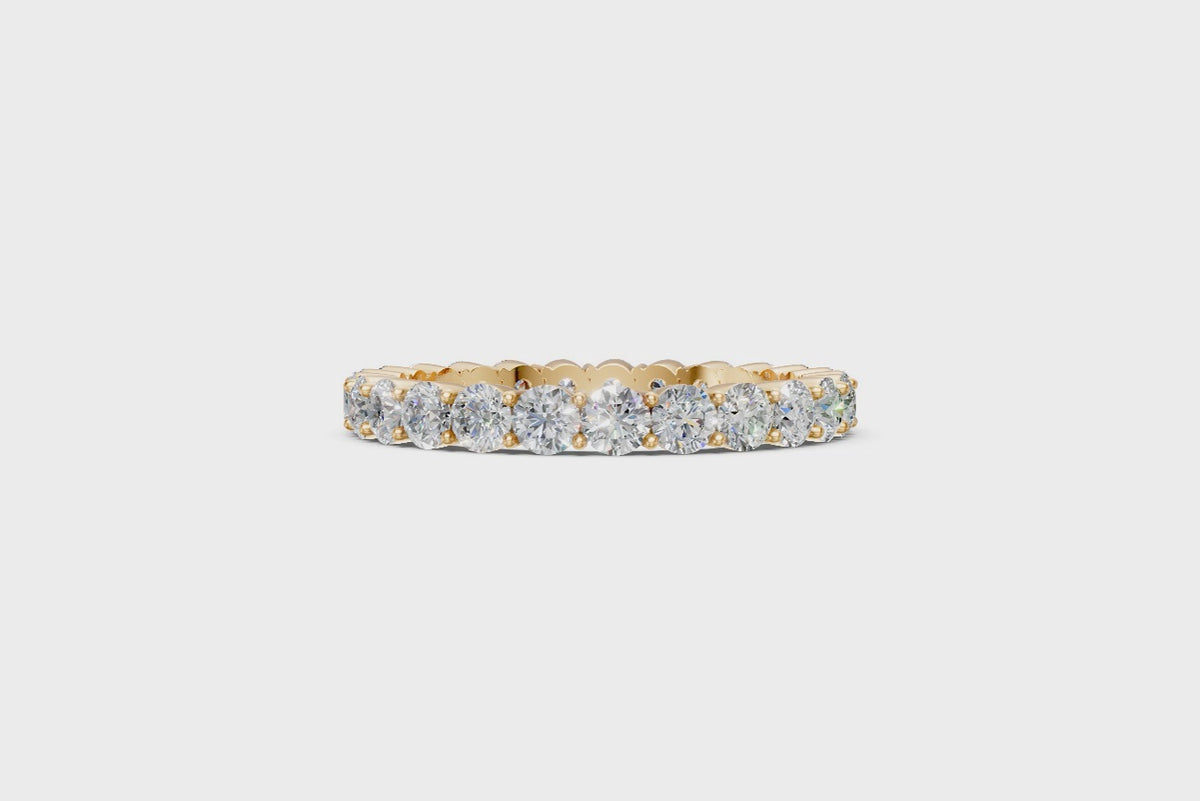Round Diamond Eternity Ring
