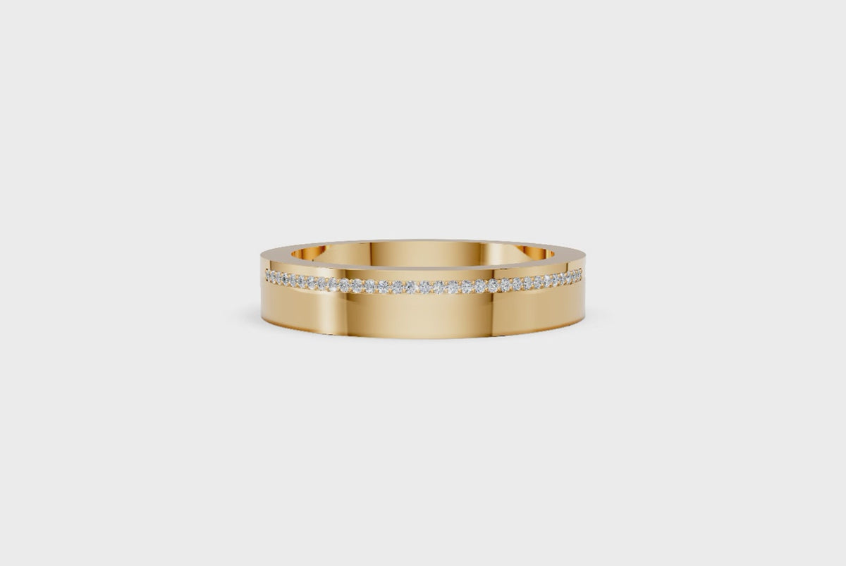 Men’s Diamond-Set Wedding Band