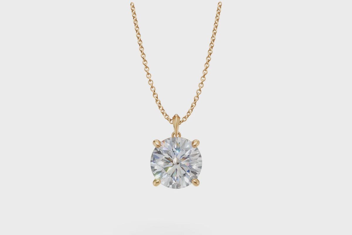 Round Diamond Pendant