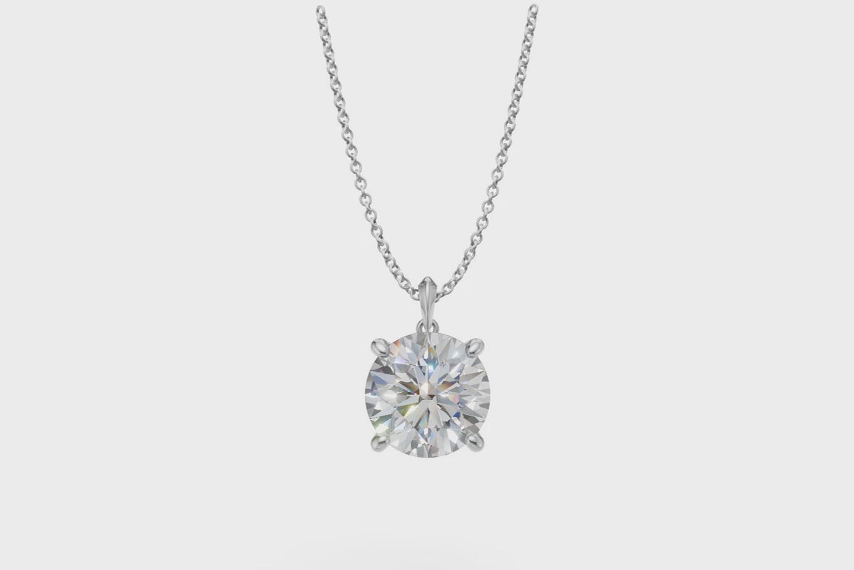 Round Diamond Pendant