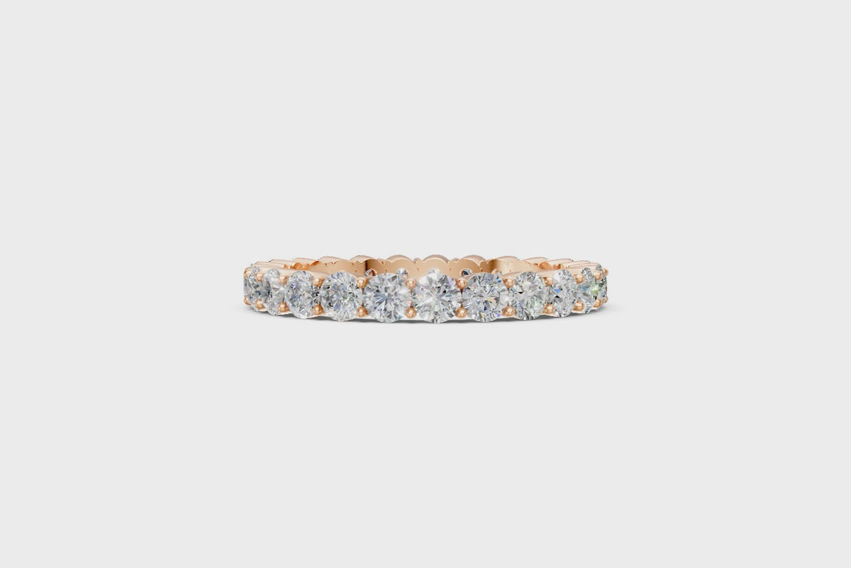 Round Diamond Eternity Ring