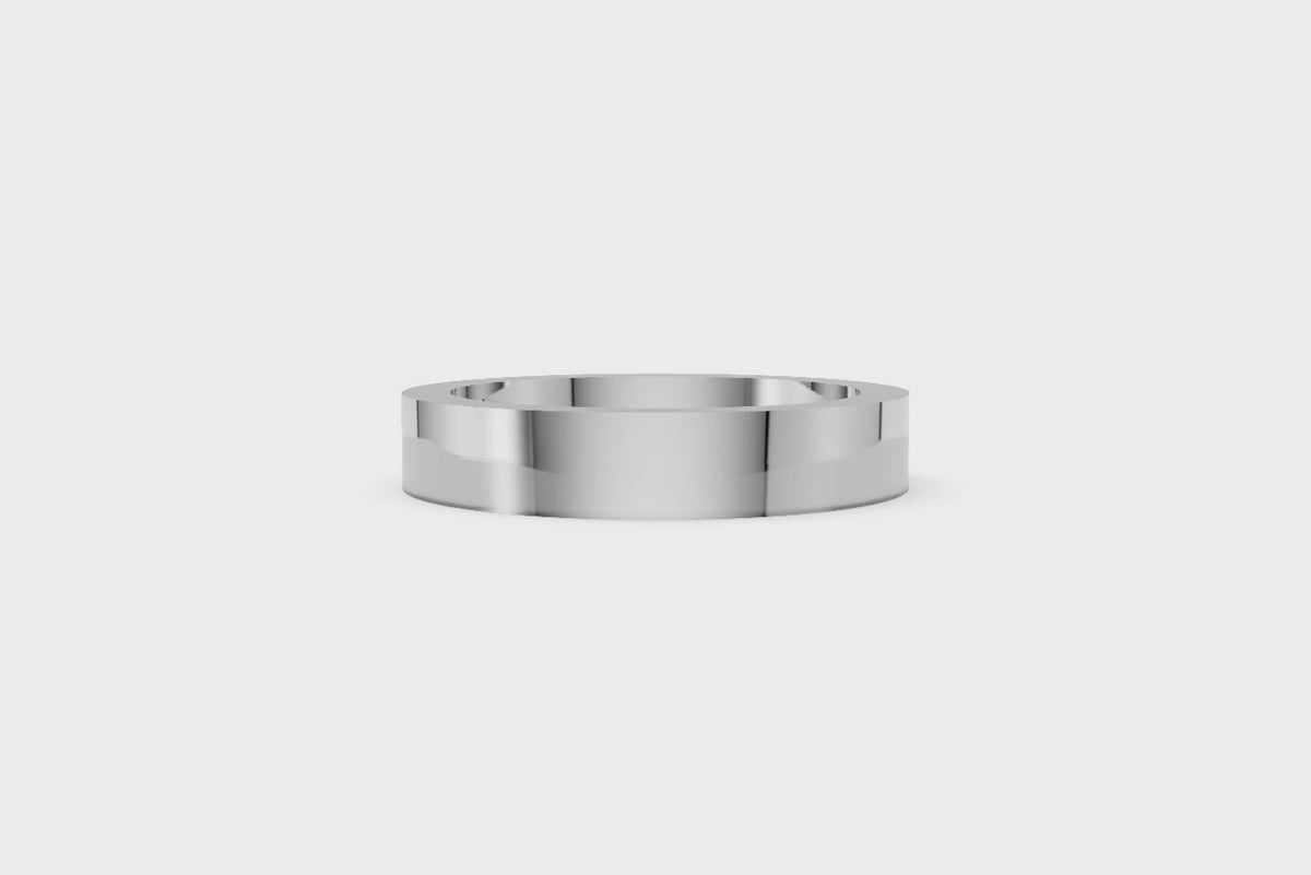 Men’s Classic Flat Wedding Band